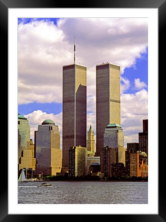 The Twin Towers Framed Mounted Print by Gerry Walden LRPS