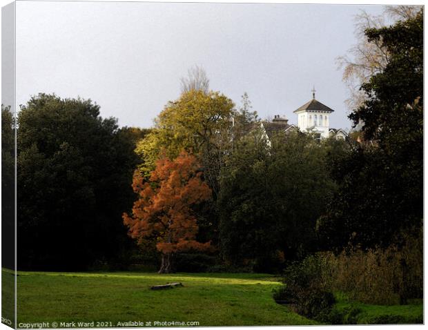 Autumn in the Park Canvas Print by Mark Ward