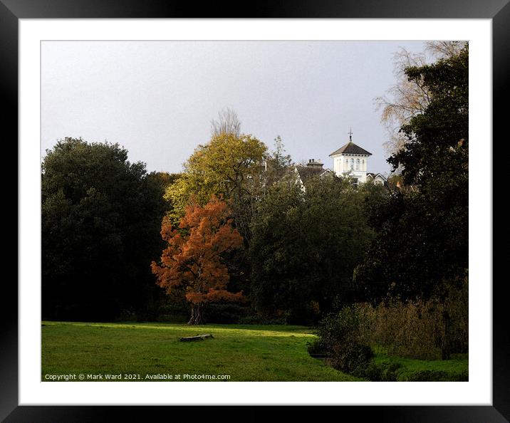 Autumn in the Park Framed Mounted Print by Mark Ward