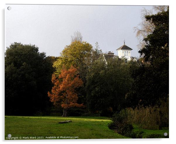 Autumn in the Park Acrylic by Mark Ward