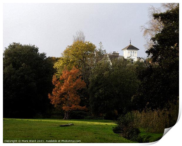 Autumn in the Park Print by Mark Ward