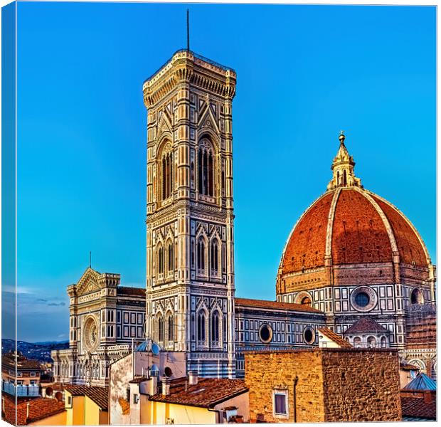 Giotti's Bell Tower Canvas Print by Joyce Storey