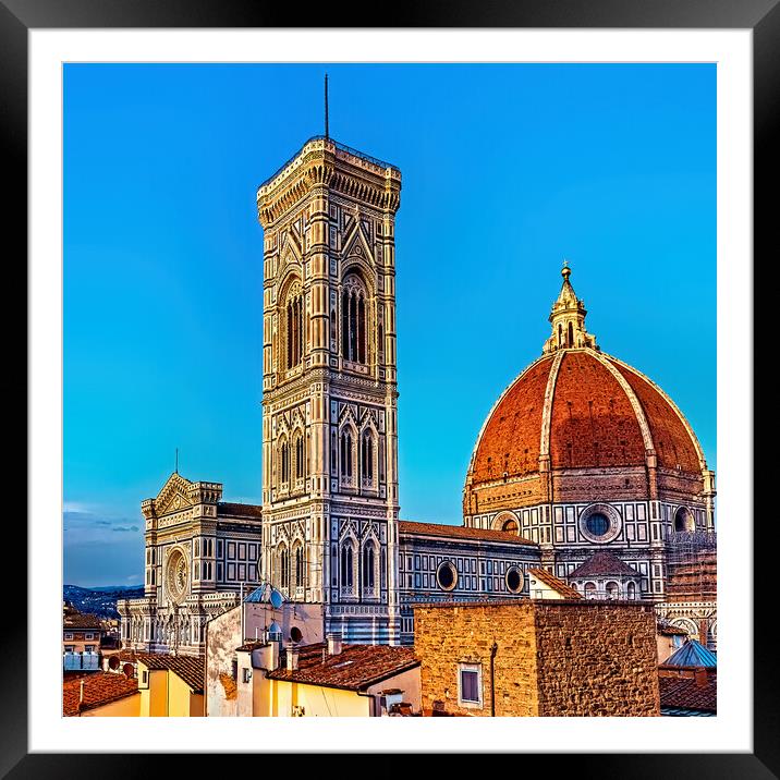 Giotti's Bell Tower Framed Mounted Print by Joyce Storey