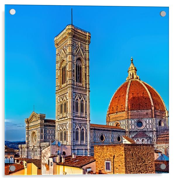 Giotti's Bell Tower Acrylic by Joyce Storey