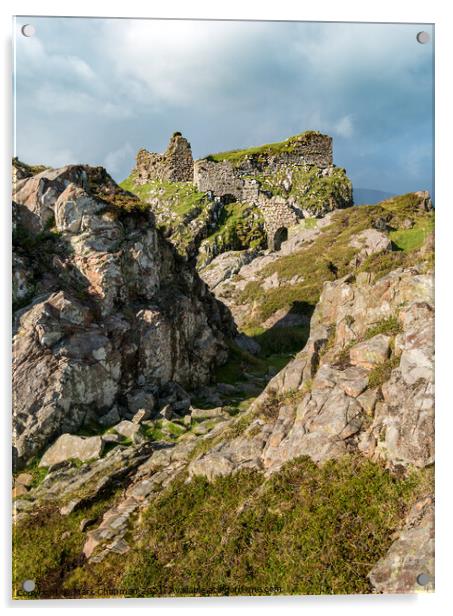 Dun Scaich Castle, Tokavaig, Isle of Skye Acrylic by Photimageon UK