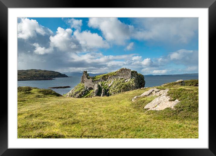 Dun Scaich Castle, Tokavaig, Isle of Skye Framed Mounted Print by Photimageon UK