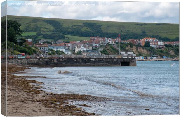 Beautiful Swanage Canvas Print by Christopher Keeley