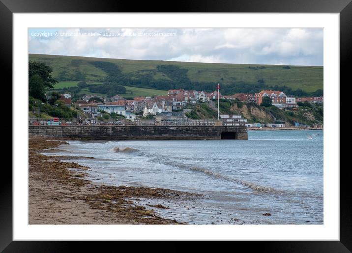 Beautiful Swanage Framed Mounted Print by Christopher Keeley