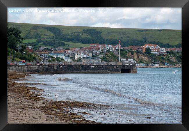 Beautiful Swanage Framed Print by Christopher Keeley
