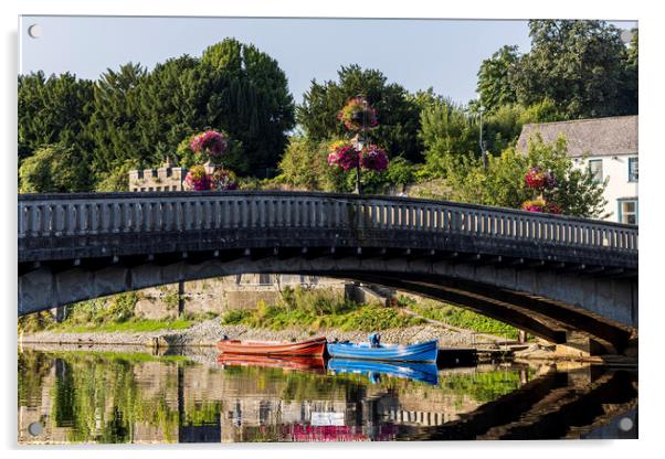 St Johns Bridge, Kilkenny Acrylic by Phil Crean