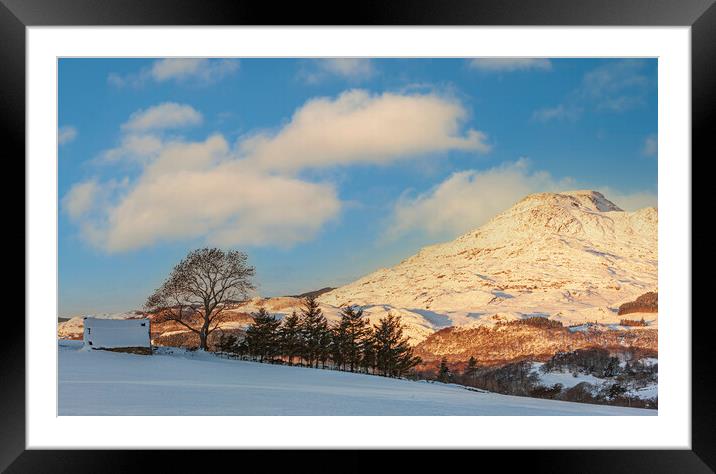 Snow at Ffestiniog Framed Mounted Print by Rory Trappe