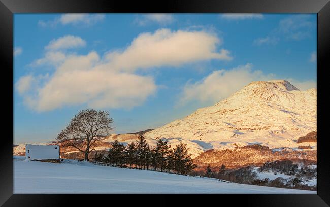Snow at Ffestiniog Framed Print by Rory Trappe