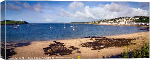 St Mawes harbour Canvas Print by Chris Rose