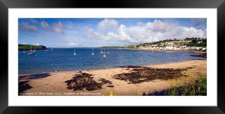 St Mawes harbour Framed Mounted Print by Chris Rose