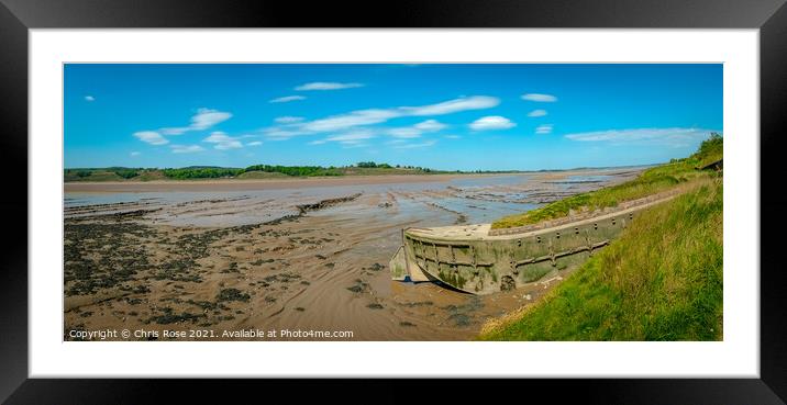 Purton Hulks Framed Mounted Print by Chris Rose