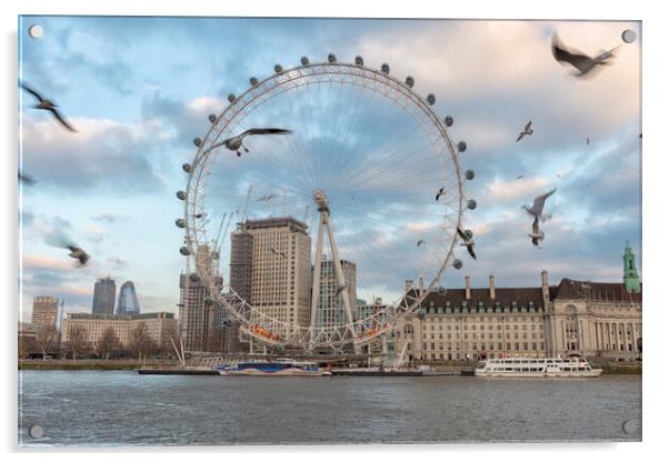 London Eye Acrylic by Mark Godden