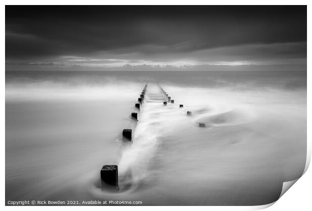 Battling the Storm Print by Rick Bowden