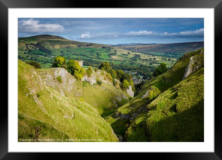 Cavedale Framed Mounted Print by Rick Bowden