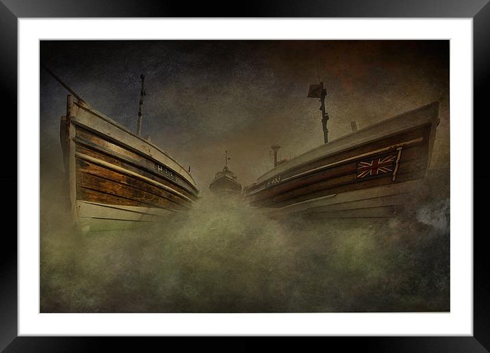 Stormy Framed Mounted Print by Eddie John