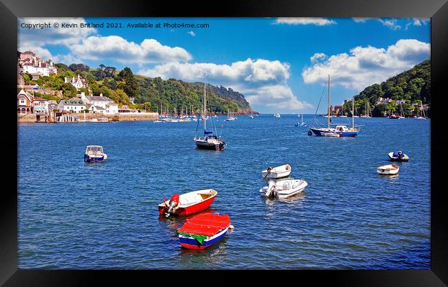 River dart dartmouth Framed Print by Kevin Britland