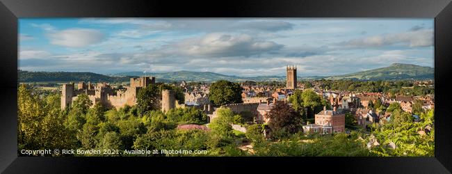 Majestic Medieval Ludlow Framed Print by Rick Bowden