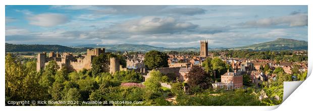 Majestic Medieval Ludlow Print by Rick Bowden