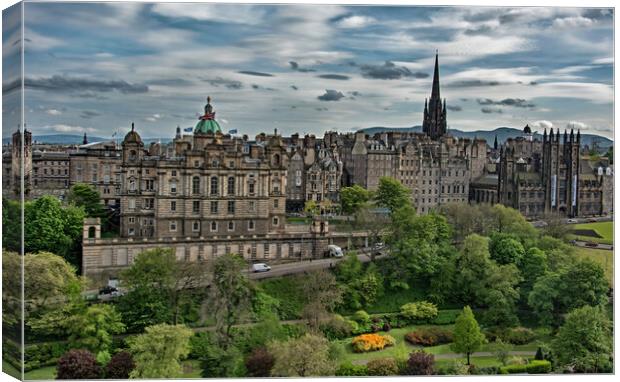 View from Scott Monument Canvas Print by Joyce Storey