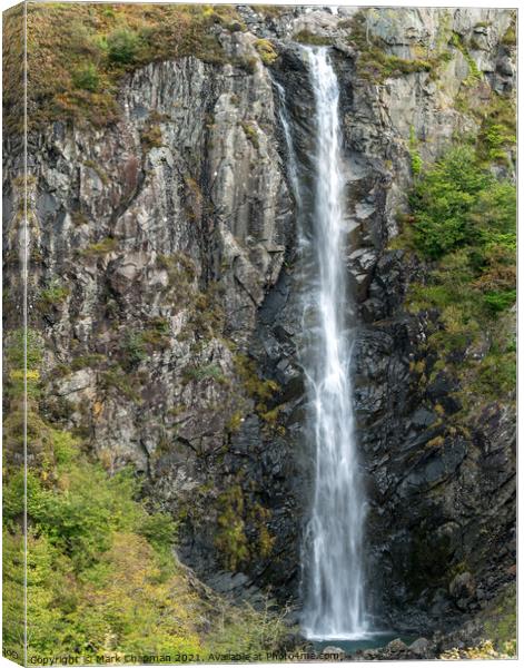 Eas Mor waterfall, Glenbrittle, Isle of Skye Canvas Print by Photimageon UK