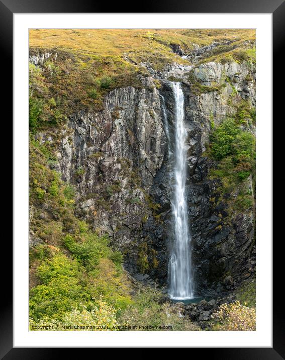 Eas Mor waterfall, Glenbrittle, Isle of Skye Framed Mounted Print by Photimageon UK