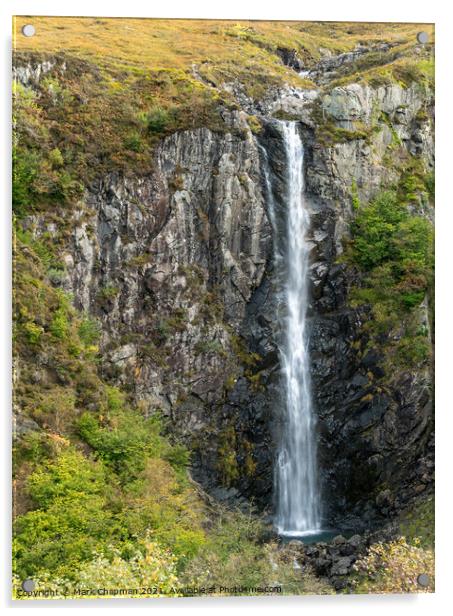 Eas Mor waterfall, Glenbrittle, Isle of Skye Acrylic by Photimageon UK