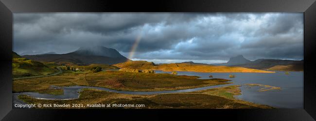 Cam Loch Framed Print by Rick Bowden