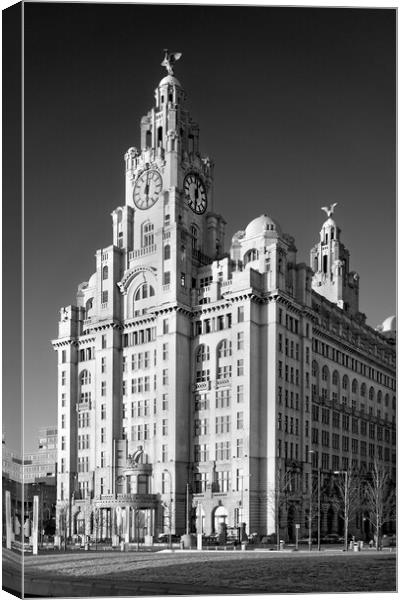 Royal Liver Building Canvas Print by Darren Galpin