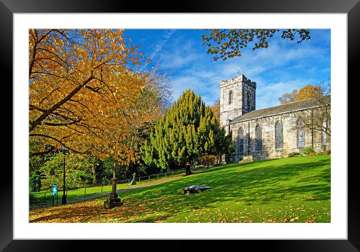 All Saints Church, Ecclesall, Sheffield   Framed Mounted Print by Darren Galpin