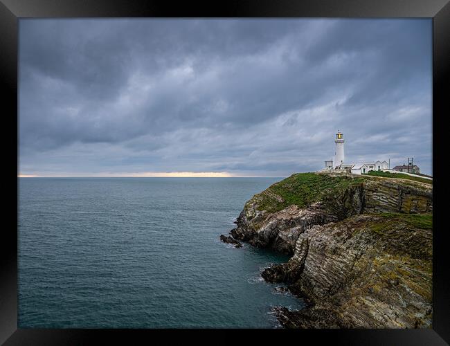  South Stack Lighthouse, Anglesey. Framed Print by Colin Allen