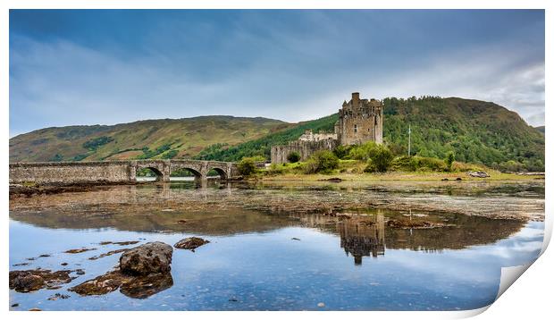 Majestic Eilean Donan Castle Print by Alan Tunnicliffe