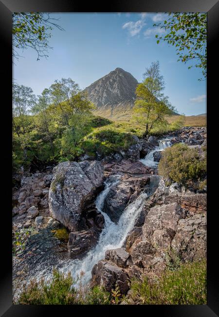 buachaille etive landscape Framed Print by Alan Tunnicliffe