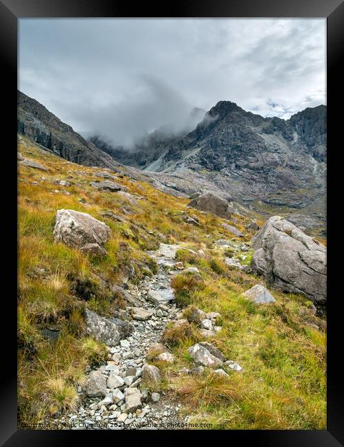 The path to Coire Lagan in the Black Cuillin, Skye Framed Print by Photimageon UK
