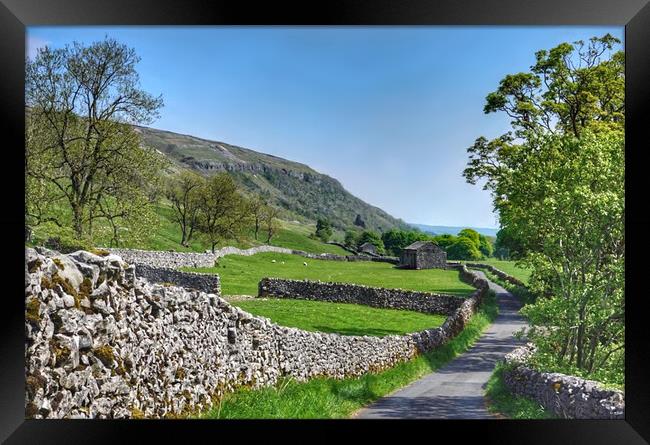 Littondale Framed Print by Alison Chambers