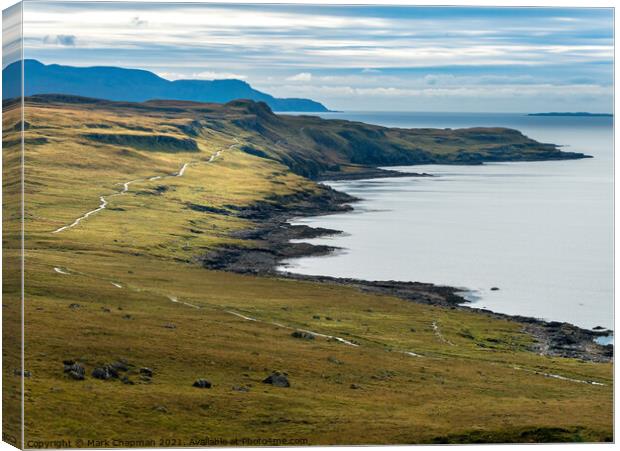 The path to Glenbrittle headland, Skye Canvas Print by Photimageon UK