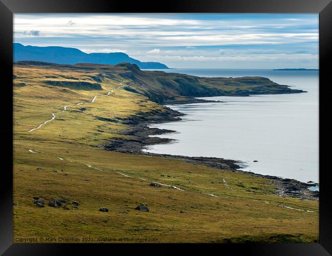 The path to Glenbrittle headland, Skye Framed Print by Photimageon UK