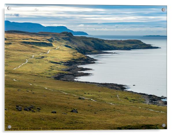 The path to Glenbrittle headland, Skye Acrylic by Photimageon UK