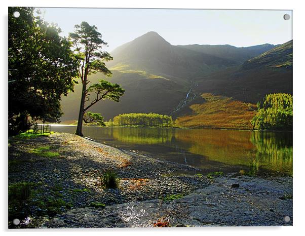 Buttermere and High Crag. Acrylic by Kleve 