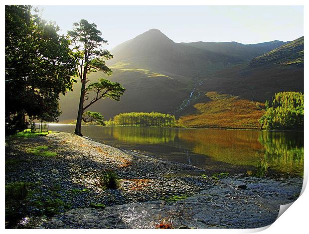 Buttermere and High Crag. Print by Kleve 