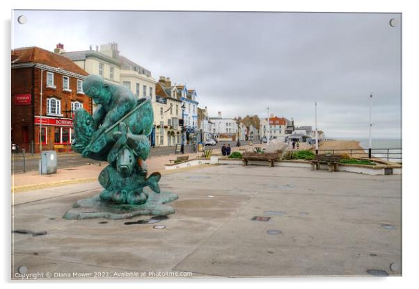 Deal promenade Kent Acrylic by Diana Mower