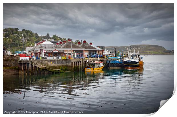 Oban Harbour Print by Viv Thompson