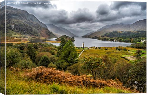 'Glenfinnan: A Tribute to Jacobite Heritage' Canvas Print by Gilbert Hurree