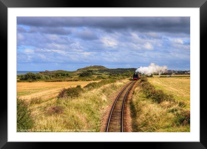 North Norfolk Railway Framed Mounted Print by Laura Baxter
