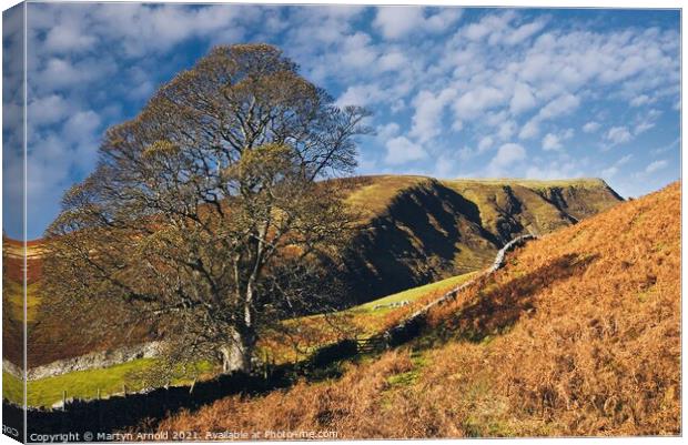 Lonsdale Fell and Lonsdale Pike Lake District Landscape Canvas Print by Martyn Arnold