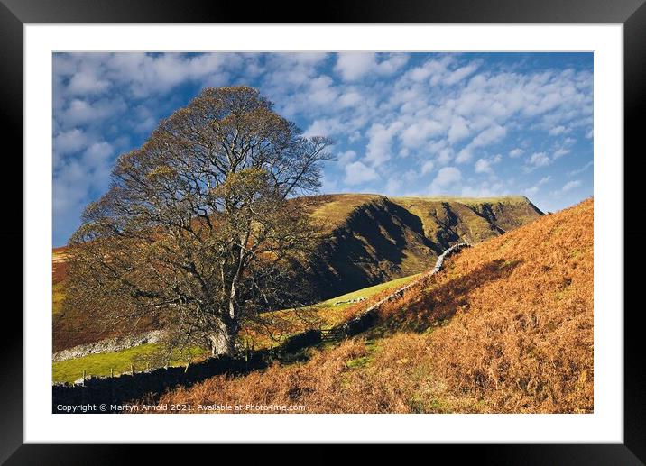 Lonsdale Fell and Lonsdale Pike Lake District Landscape Framed Mounted Print by Martyn Arnold