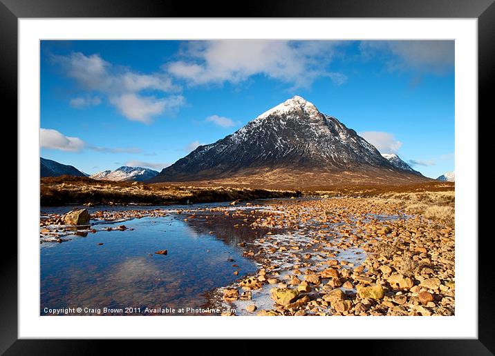 Buachaille Etive Mor, Scotland Framed Mounted Print by Craig Brown